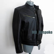 Leather biker jacket i